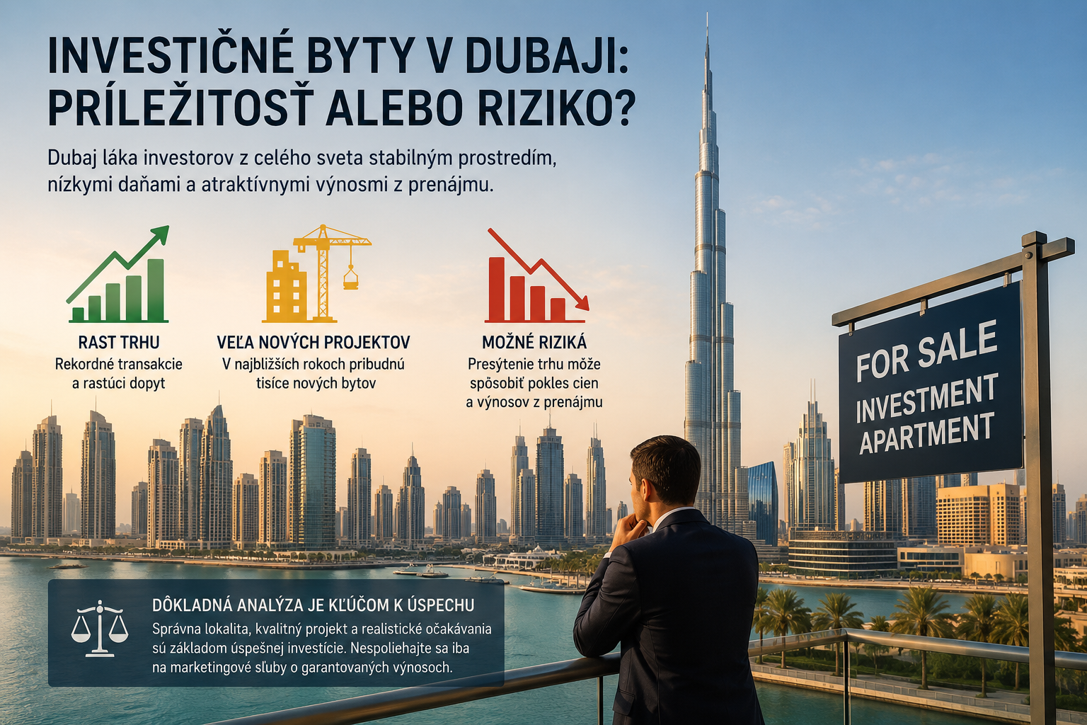 Investičné byty v Dubaji: Príležitosť alebo riziko?