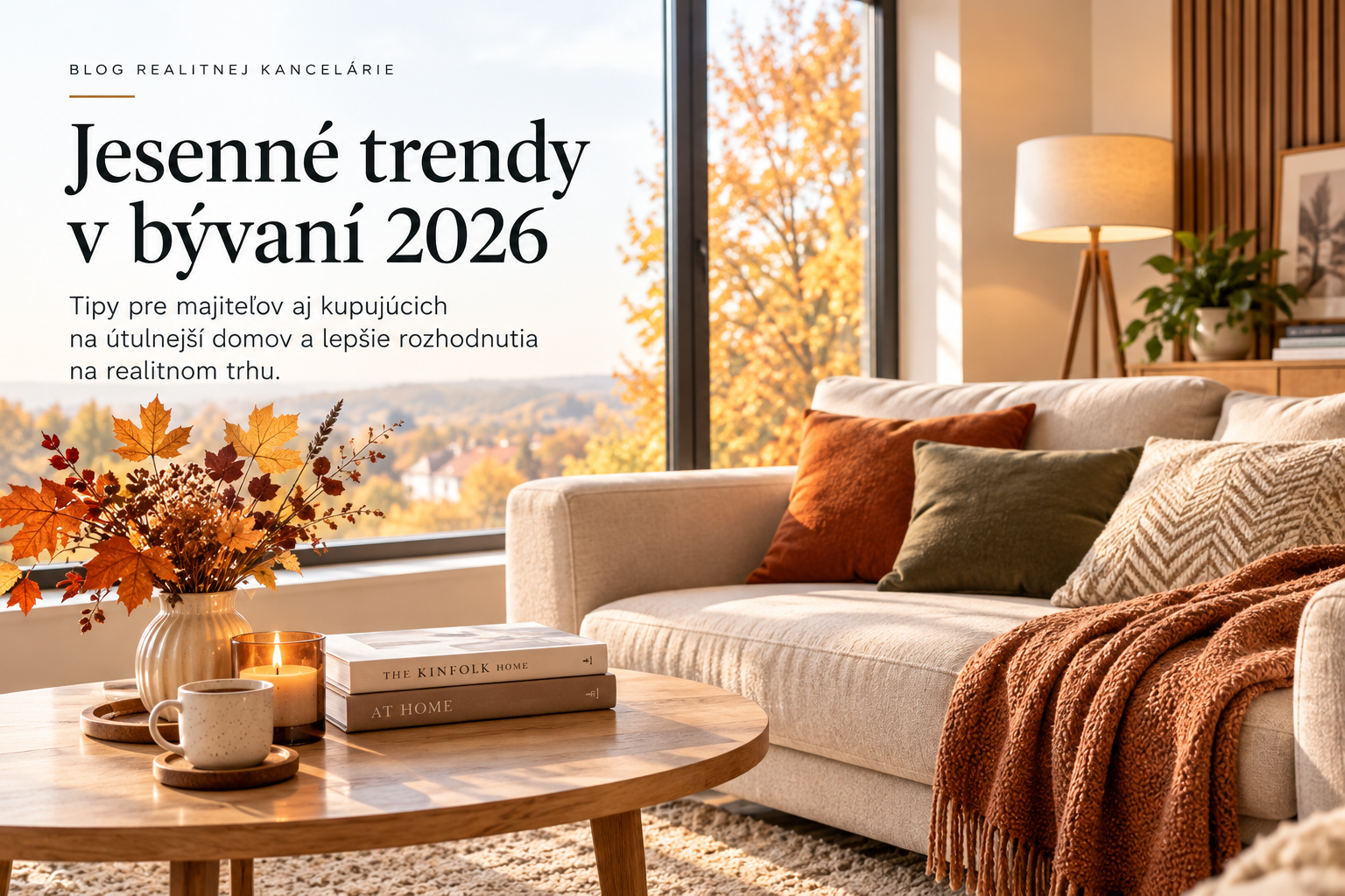 Jesenné trendy v bývaní 2026: Tipy pre majiteľov aj kupujúcich Jesenné trendy v bývaní 2026: Tipy pre majiteľov aj kupujúcich
