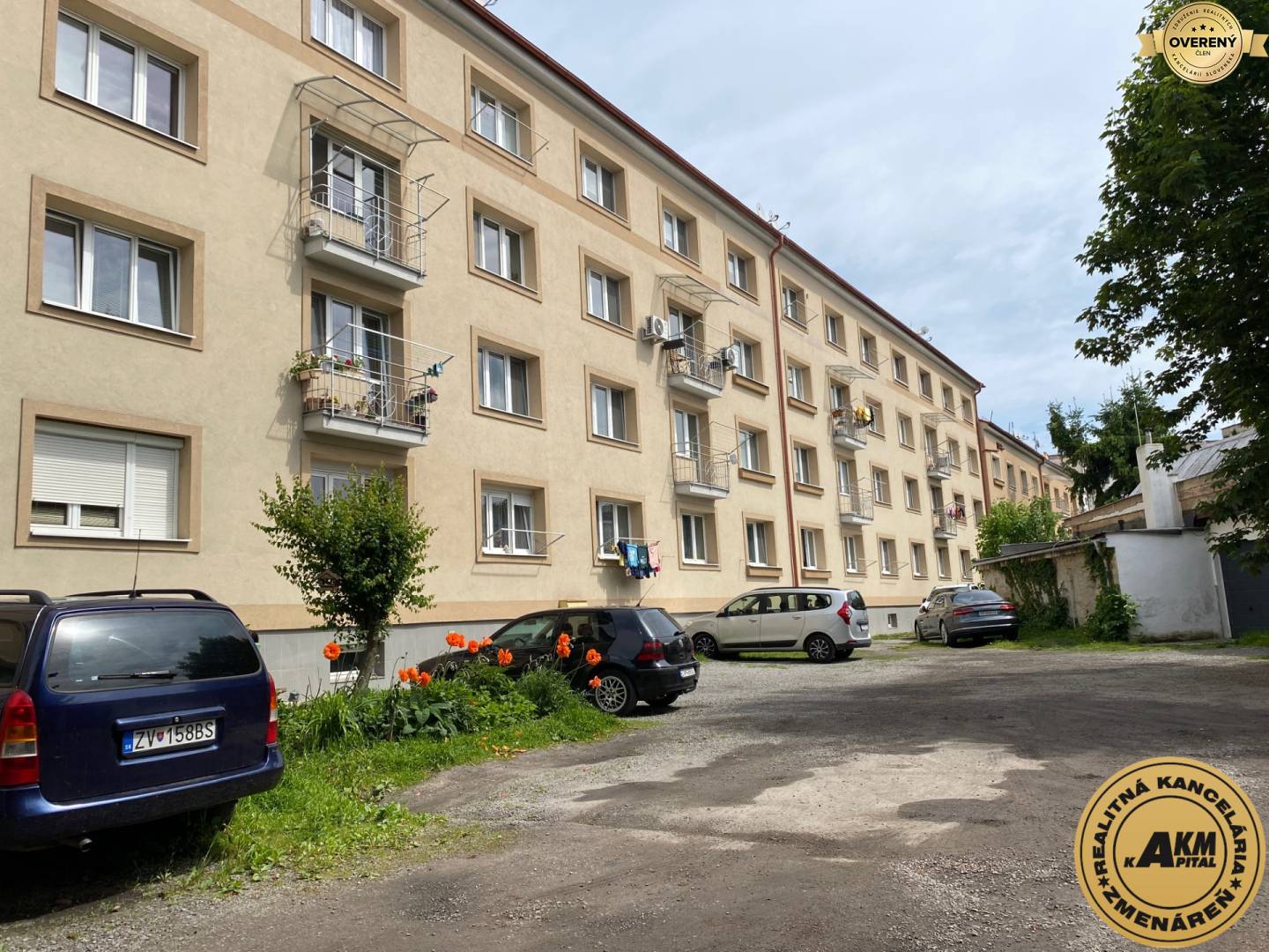 predj 2 izbový byt Zvolen centrum