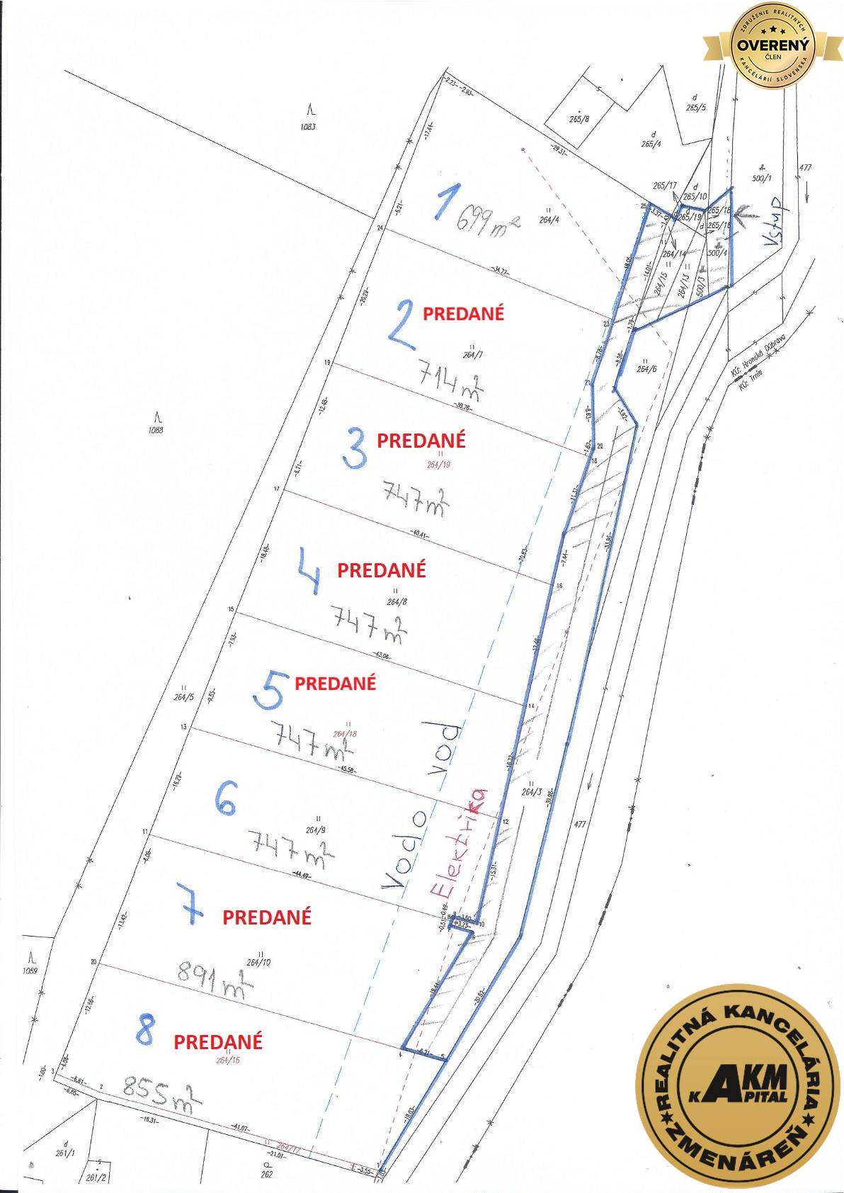 Stavebný pozemok Zvolen Hronská Dúbrava na predaj