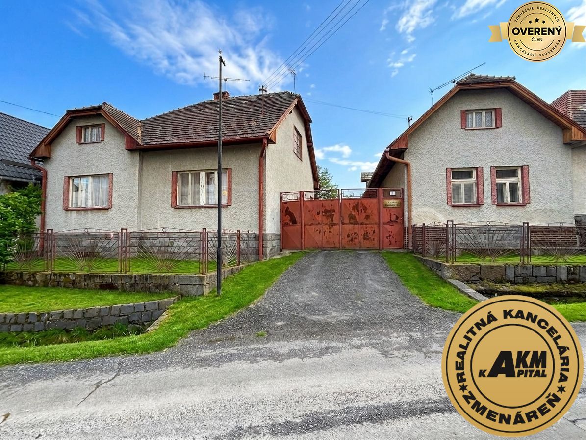 predaj rodinný dom Babiná Zvolen