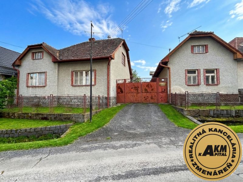 predaj rodinný dom Babiná Zvolen 